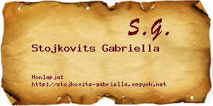 Stojkovits Gabriella névjegykártya